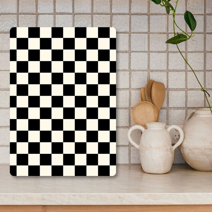 Hermia Tabla de Cortar de Vidrio Templado Multicolor 20 x 30 cm